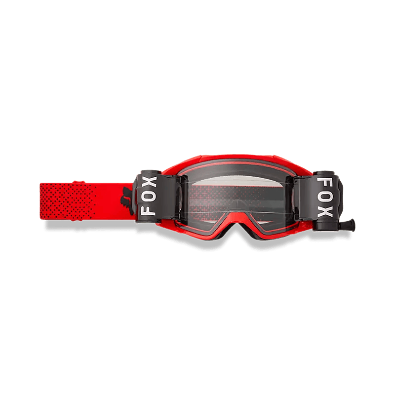 Fox VUE ROLL OFF GOGGLE - FLUORESCENT RED motorcycle goggles
