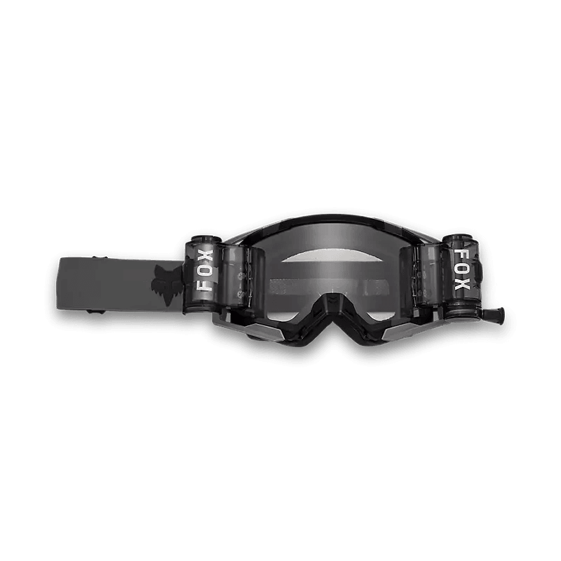 Fox AIRSPACE ROLLOFF GOGGLE - BLACK motorcycle goggles