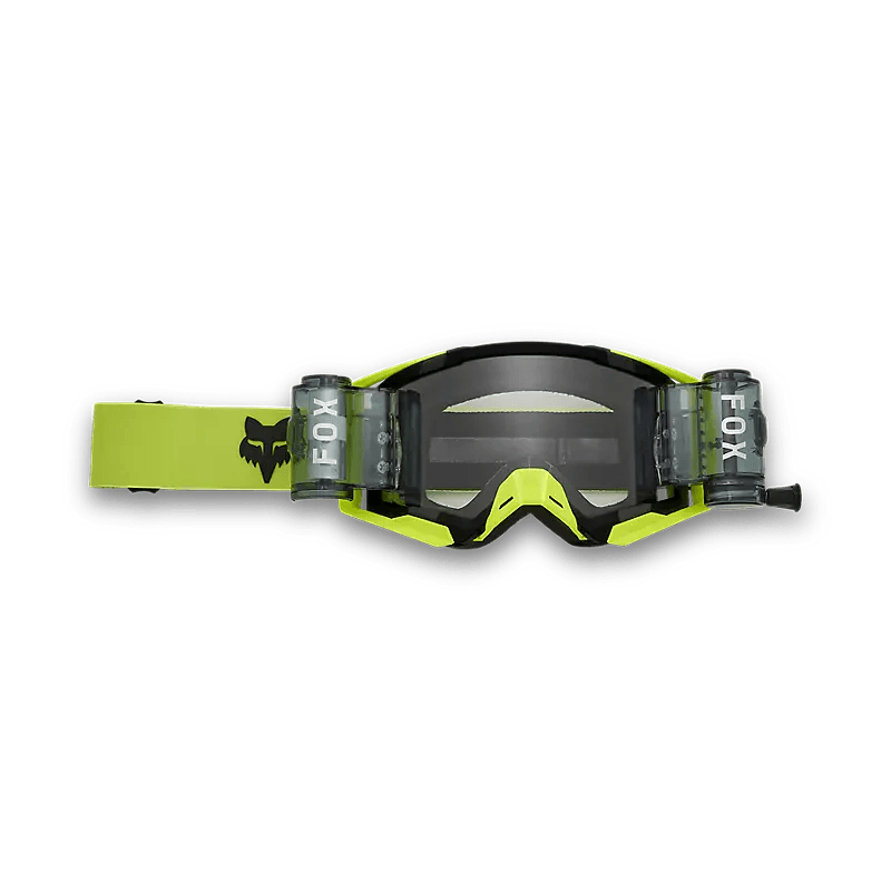 Fox AIRSPACE ROLLOFF GOGGLE - FLUORESCENT YELLOW motorcycle goggles