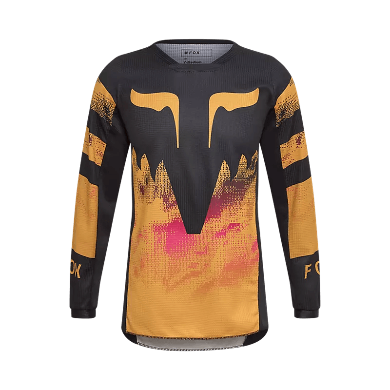 Fox YTH 180 KAIROS JERSEY - TANGERINE motocross jersey