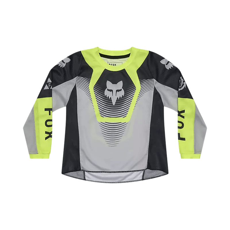 Fox KIDS 180 COLLECT JERSEY - GREY/YELLOW motocross jersey