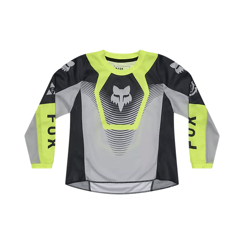 Fox KIDS 180 COLLECT JERSEY - GREY/YELLOW motocross jersey