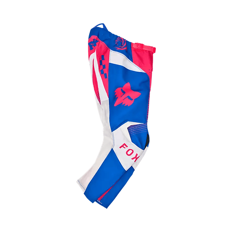 Fox YTH 180 COLLECT PANT - BLUE/PINK motocross pants