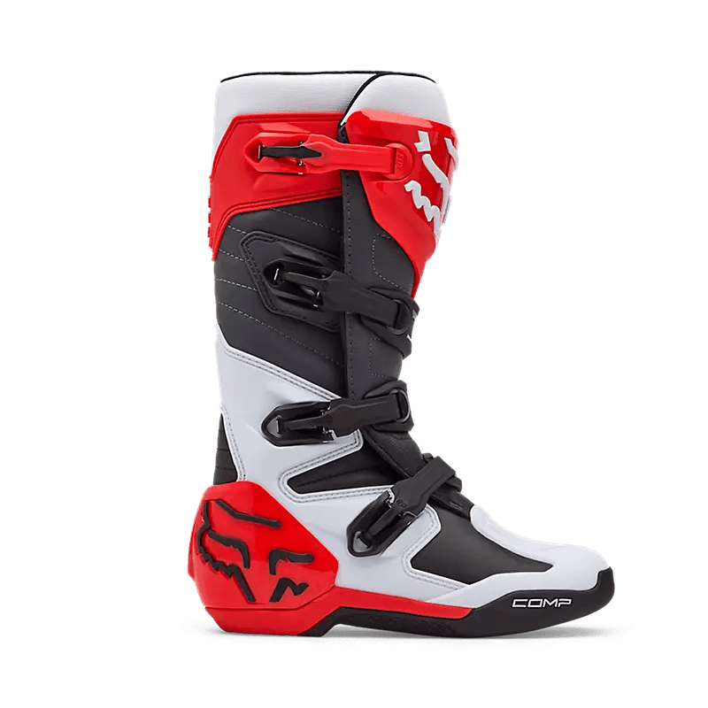 COMP BOOT - WHITE/FLUORESCENT RED - Image 2