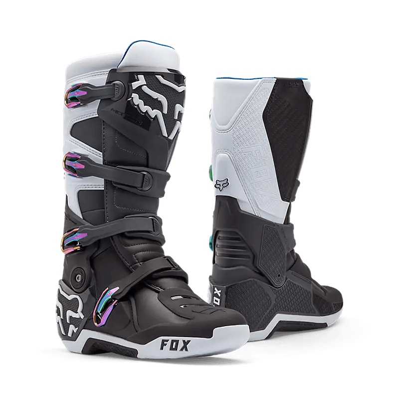 Fox MOTION BOOT - BLACK/GREY/WHITE motorcycle boots
