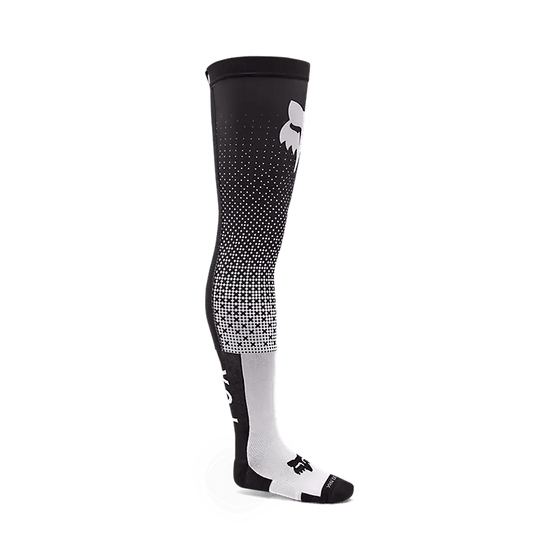 Fox FLEXAIR FRACTURE KB SOCK - WHITE/BLACK motorcycle part