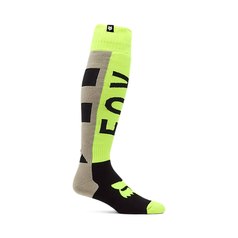 Fox 180 COLLECT SOCK - GREY/YELLOW motorcycle part