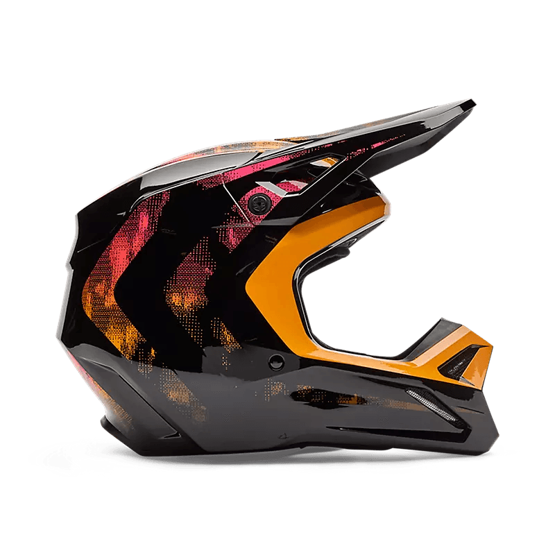 Fox YTH V1 KAIROS HELMET - TANGERINE motorcycle helmet