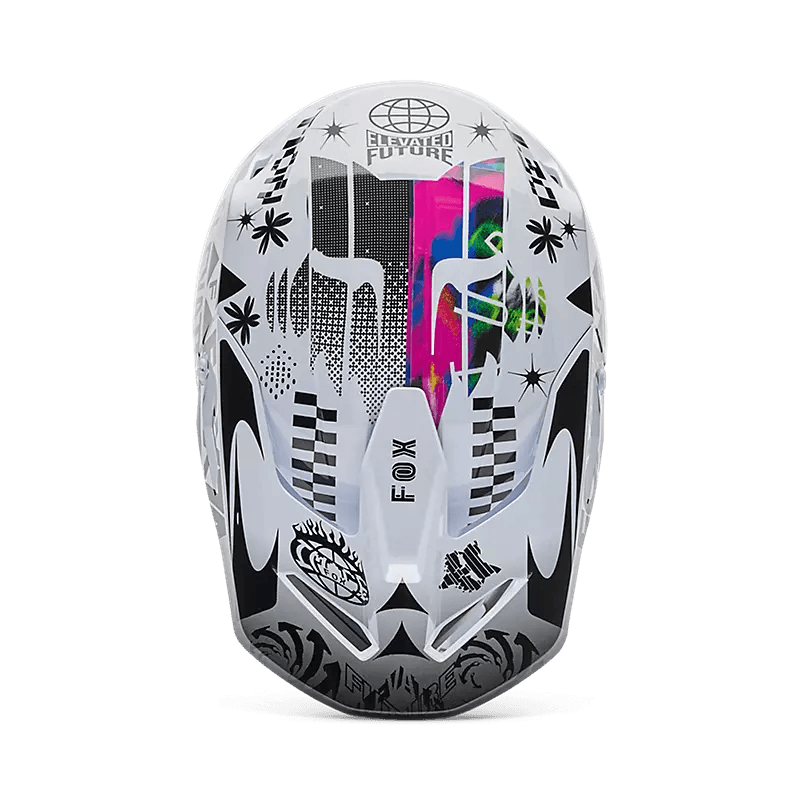 V1 IMAGE COSMO HELMET - WHITE/BLACK - Image 4