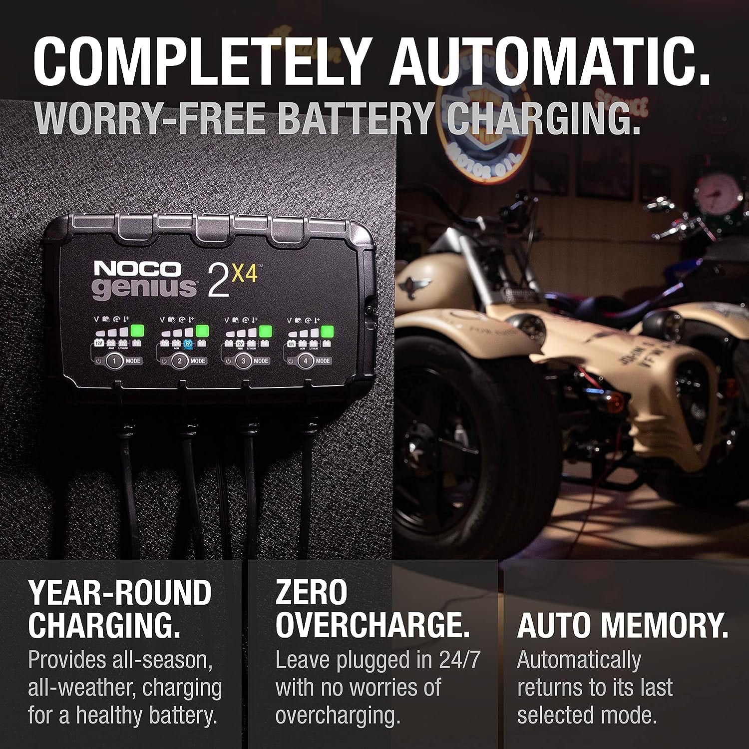 NOCO GENIUS 8A 4-Bank smart battery charger and maintainer - Image 5