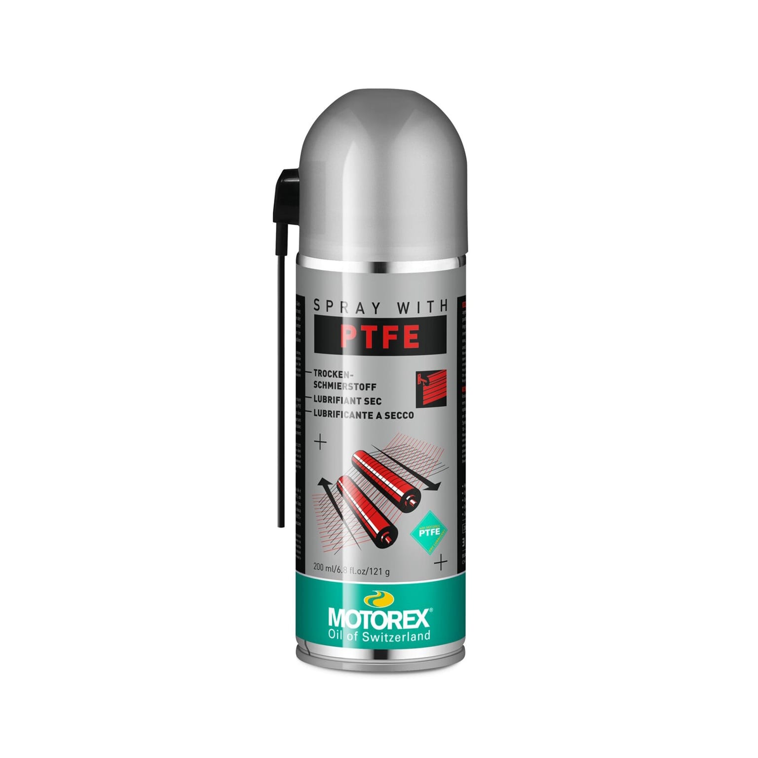 Motorex PTFE Spray Dry Film Lubricant (+265C) Aerosol 200ml - Image 1