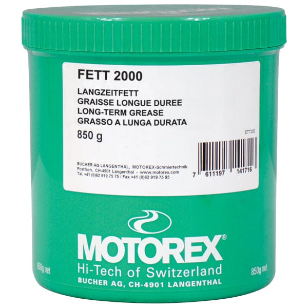 Motorex 2000 Grease Salt-Waterproof Calcium (Air Filter) NLGI-2 Tub 850g - Image 1