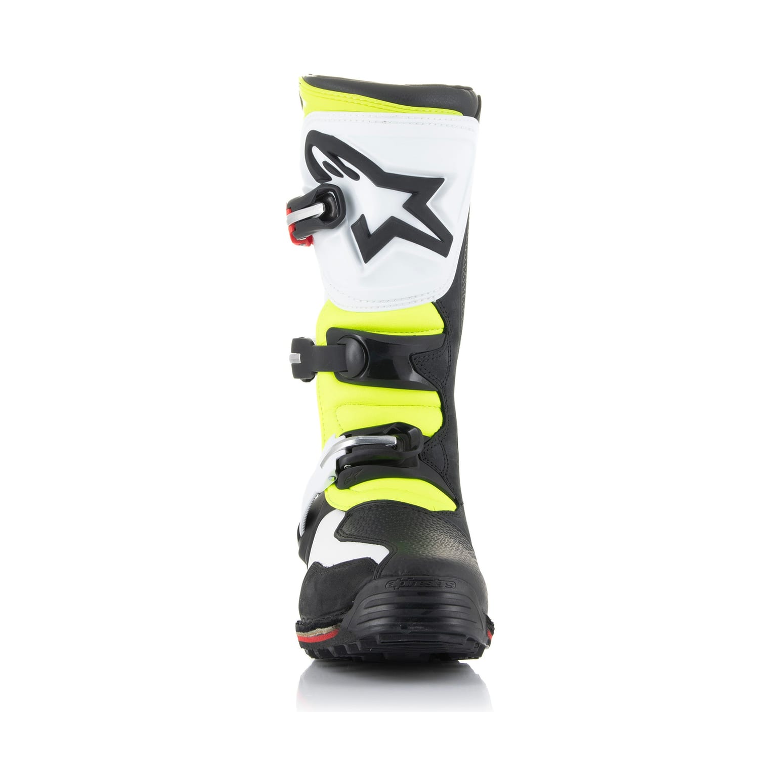 Alpinestars Tech T - White Red Yellow Fluo Black Boots - Image 5