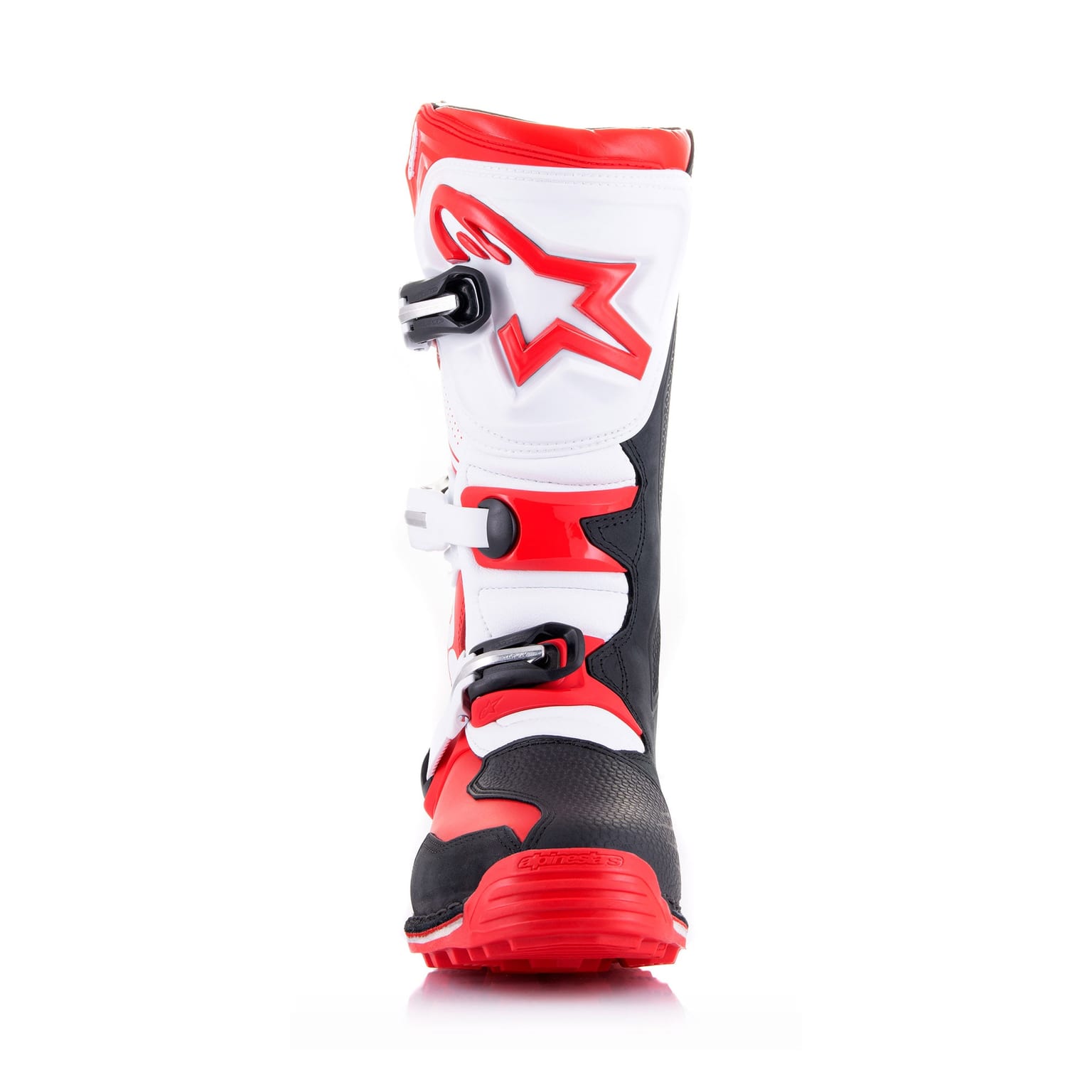Alpinestars Tech T - Bright Red Black White Boots - Image 5