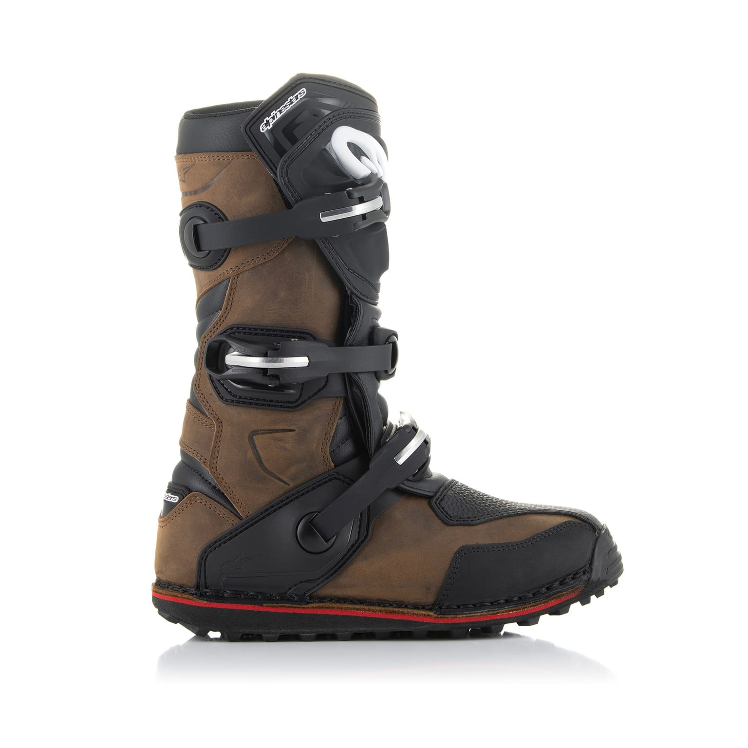 Alpinestars Tech T - Brown Oiled Boots - Image 2