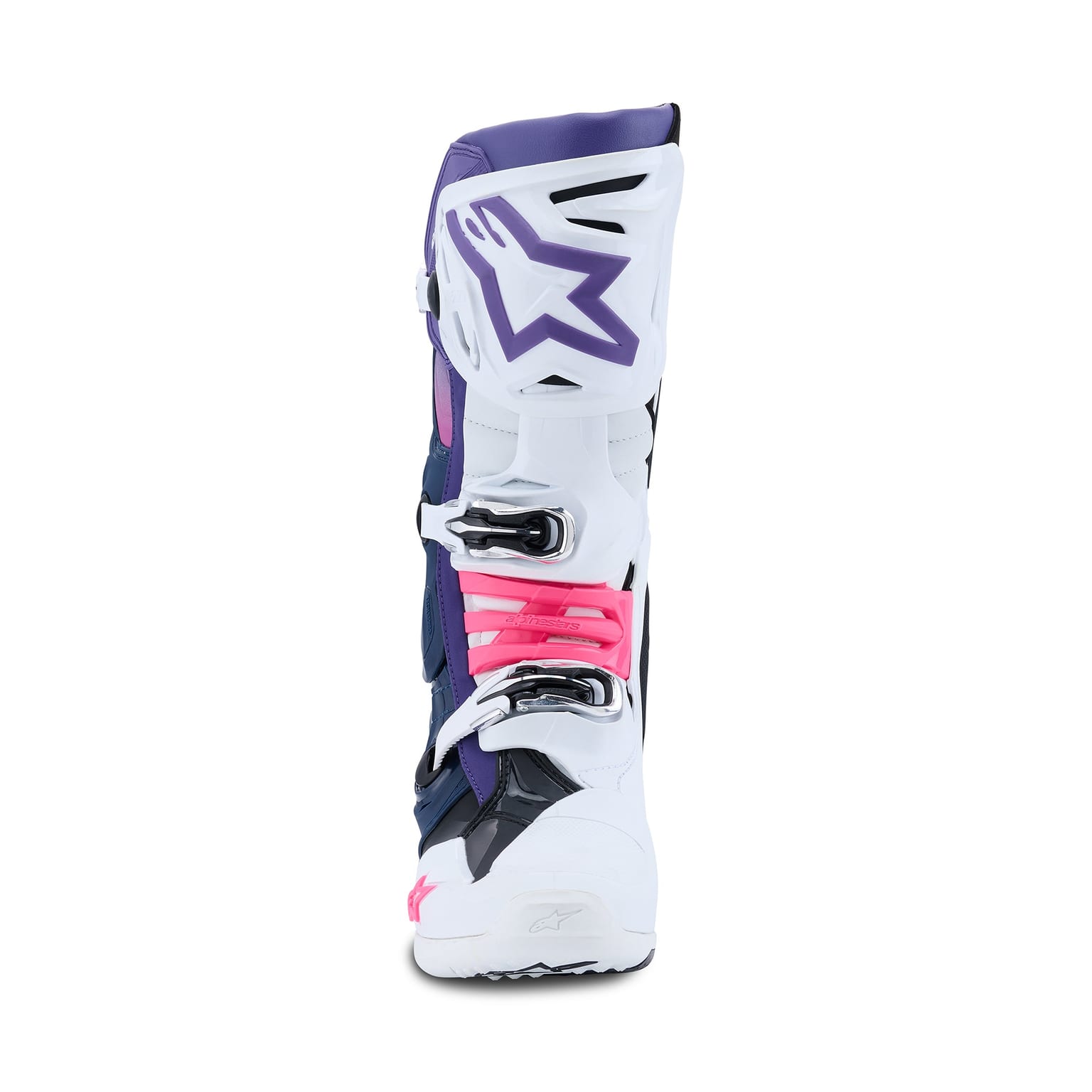 Alpinestars Tech 10 - White Violet Navy Blue Pink Fluo - Image 5