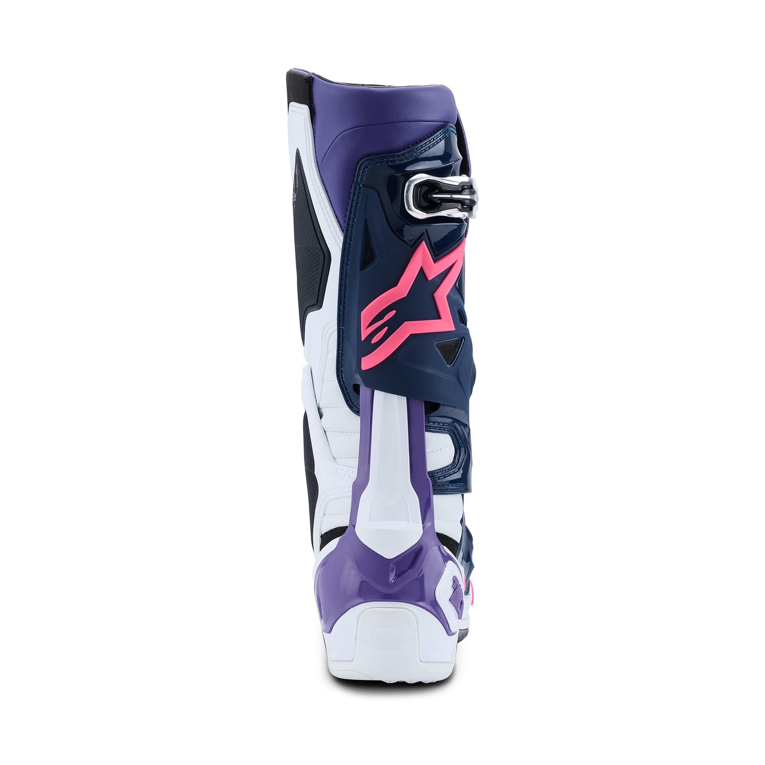 Alpinestars Tech 10 - White Violet Navy Blue Pink Fluo - Image 3