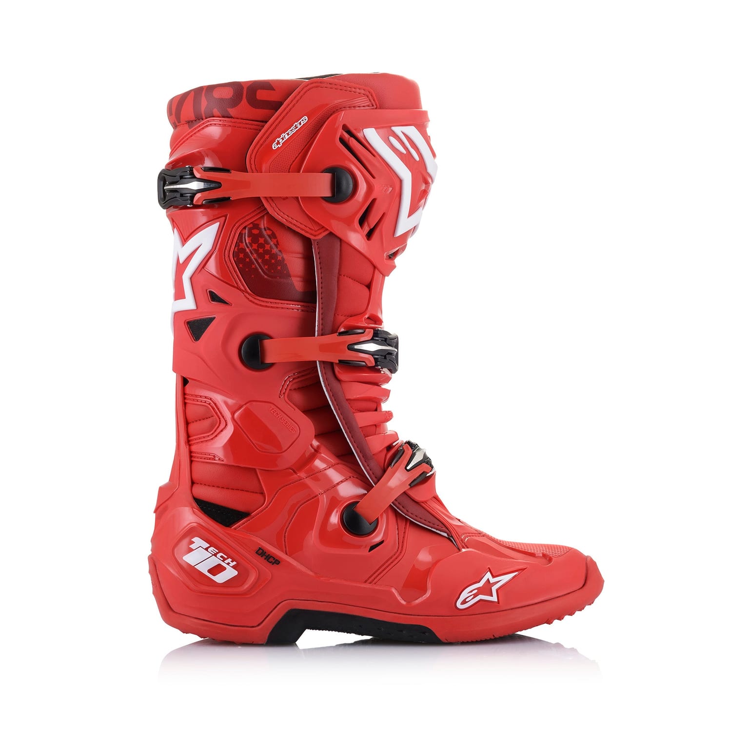 Alpinestars Tech 10 - Red Boots - Image 2