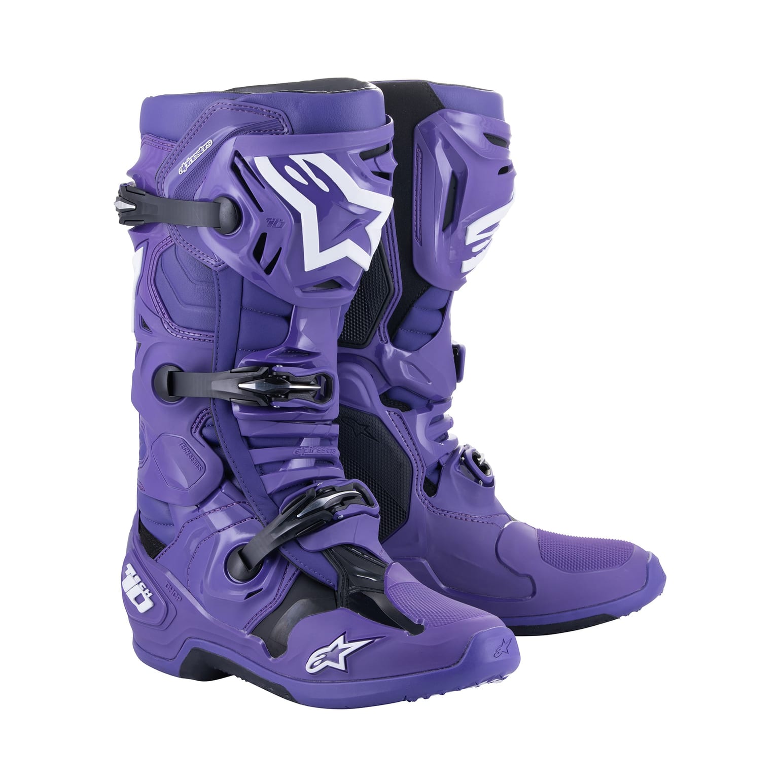 Alpinestars Tech 10 - Ultraviolet Black Boots - Image 1