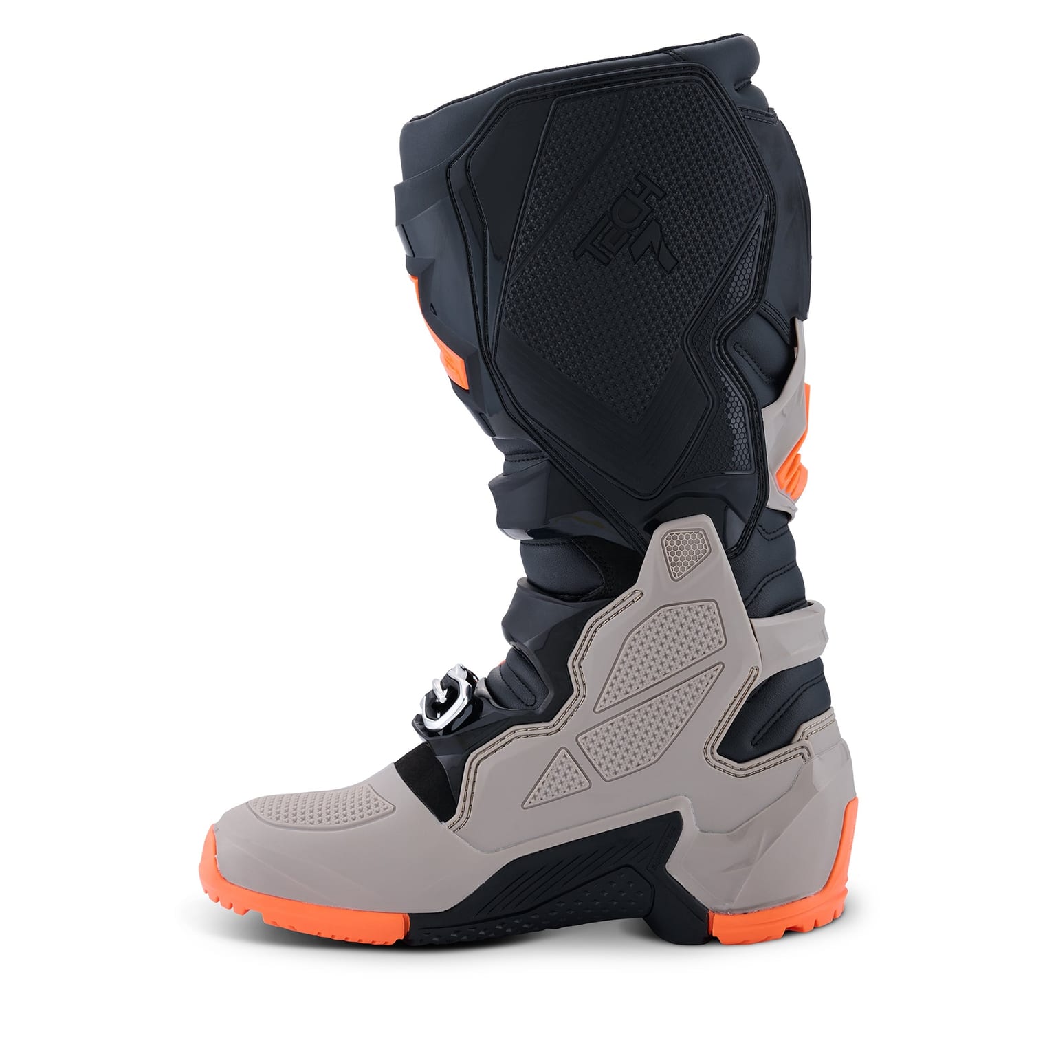 Alpinestars Tech 7 Enduro - Black Warm Gray Orange Fluo - Image 4