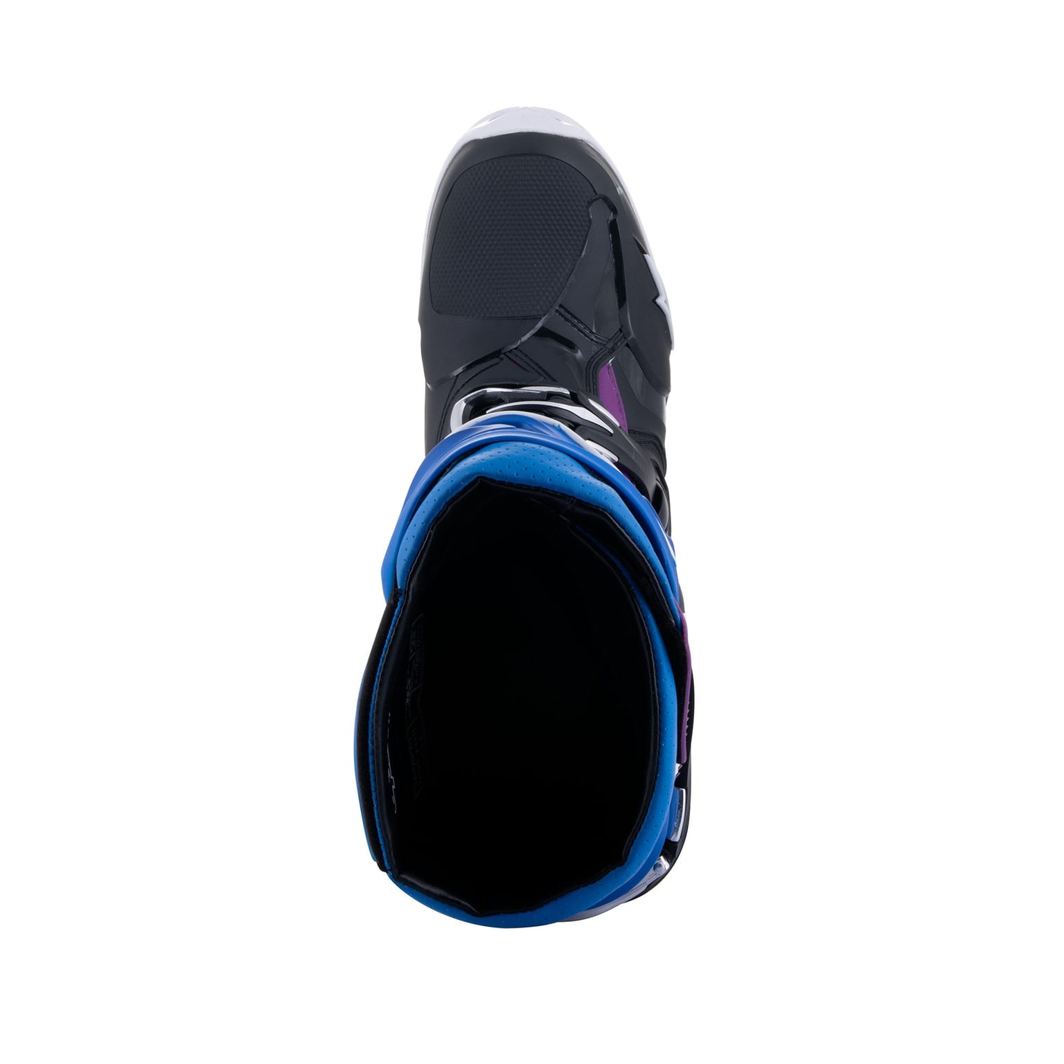 Alpinestars Tech 10 Supervented - Black Enamel Blue Purple White Boots - Image 7