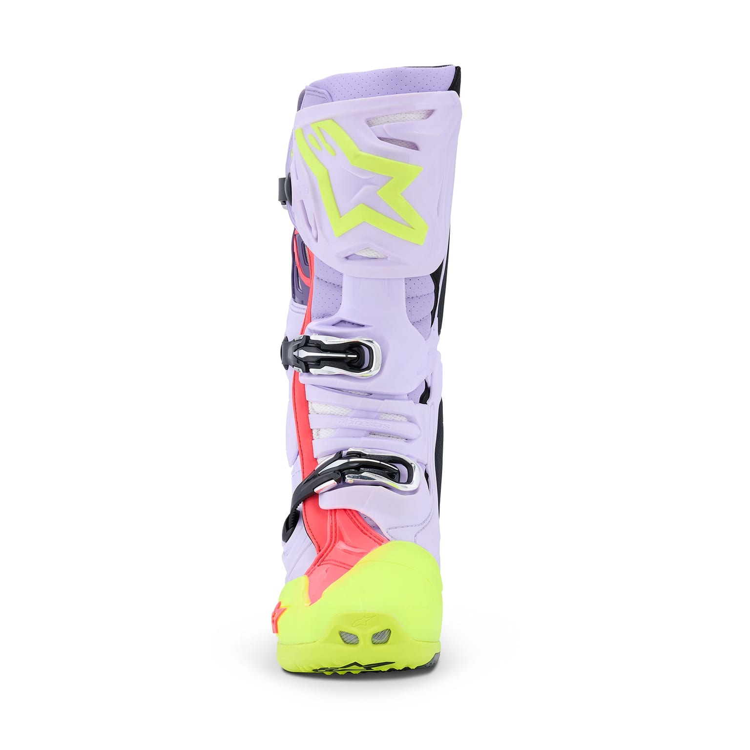 Alpinestars Tech 10 Supervented - Purple Yellow Fluo Diva Pink - Image 5