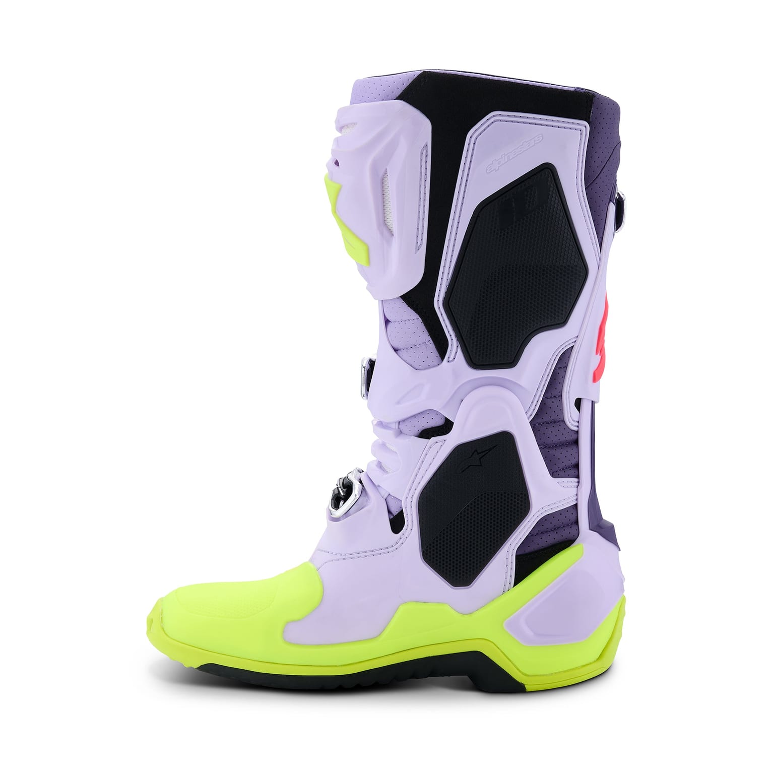 Alpinestars Tech 10 Supervented - Purple Yellow Fluo Diva Pink - Image 4