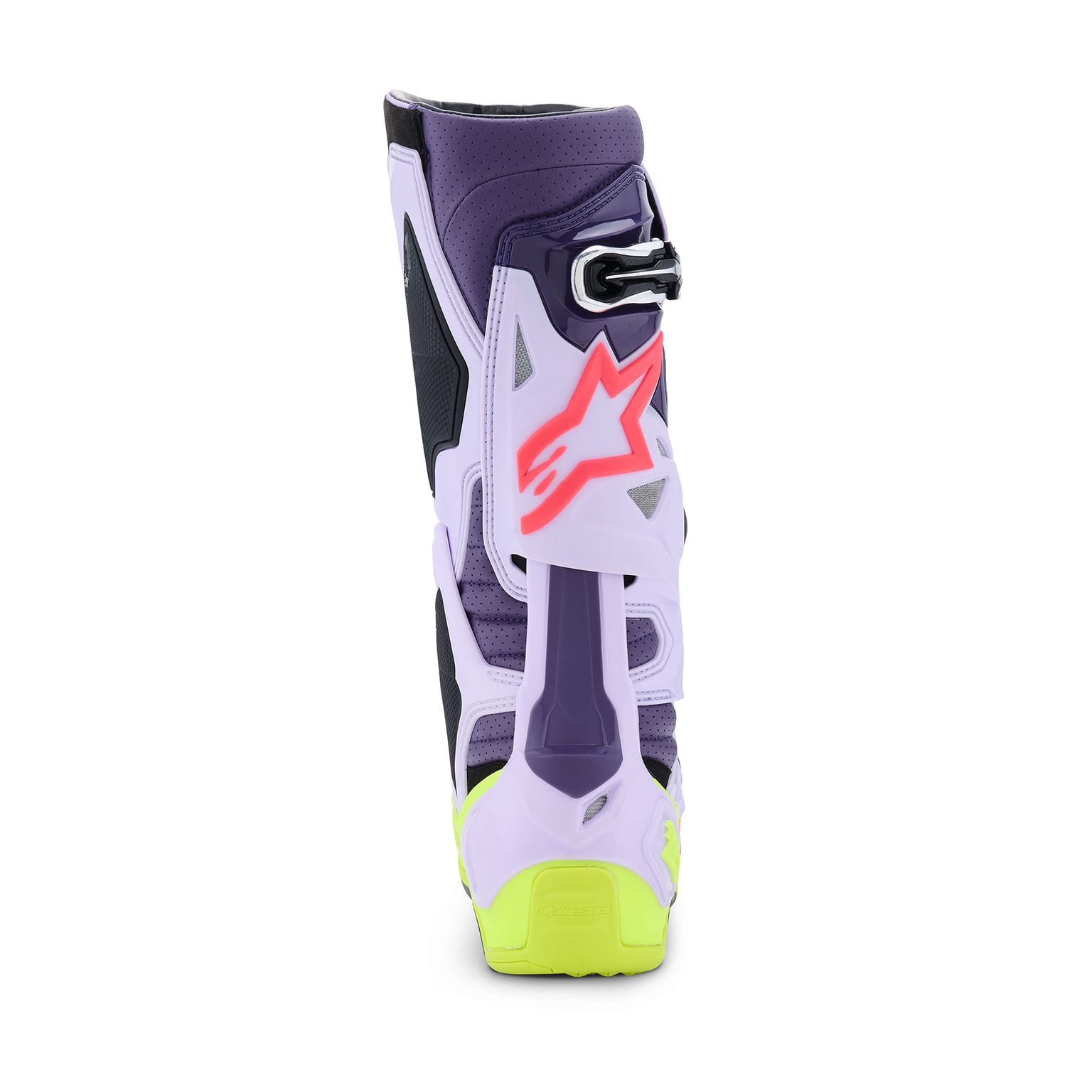 Alpinestars Tech 10 Supervented - Purple Yellow Fluo Diva Pink - Image 3