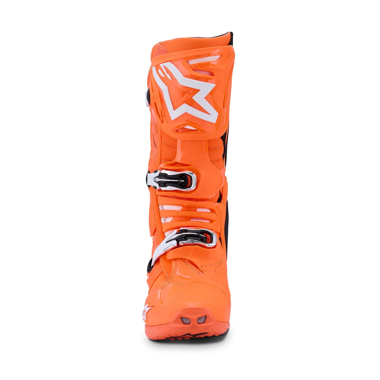 Alpinestars Tech 10 Supervented - Orange Fluo Black White - Image 5