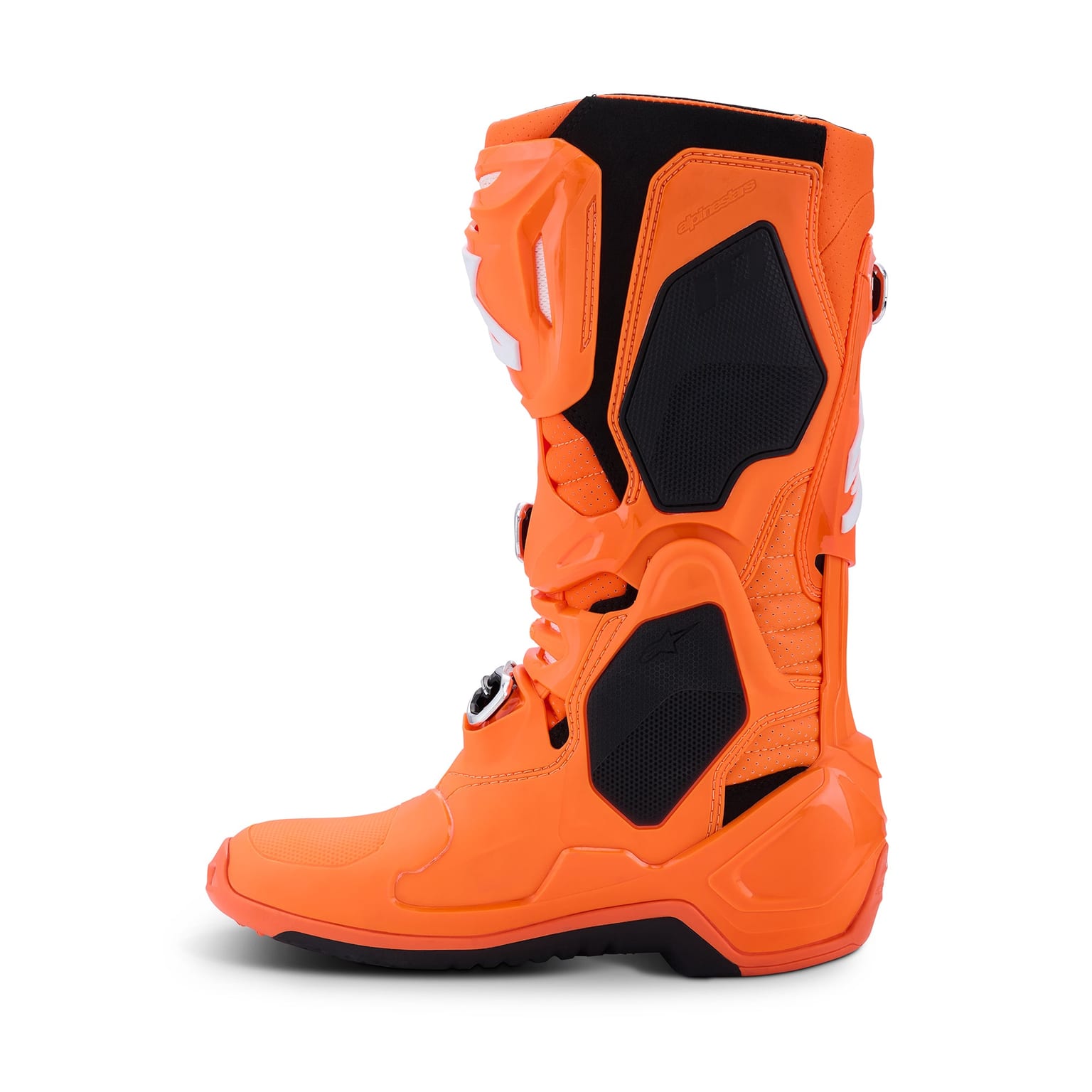 Alpinestars Tech 10 Supervented - Orange Fluo Black White - Image 4