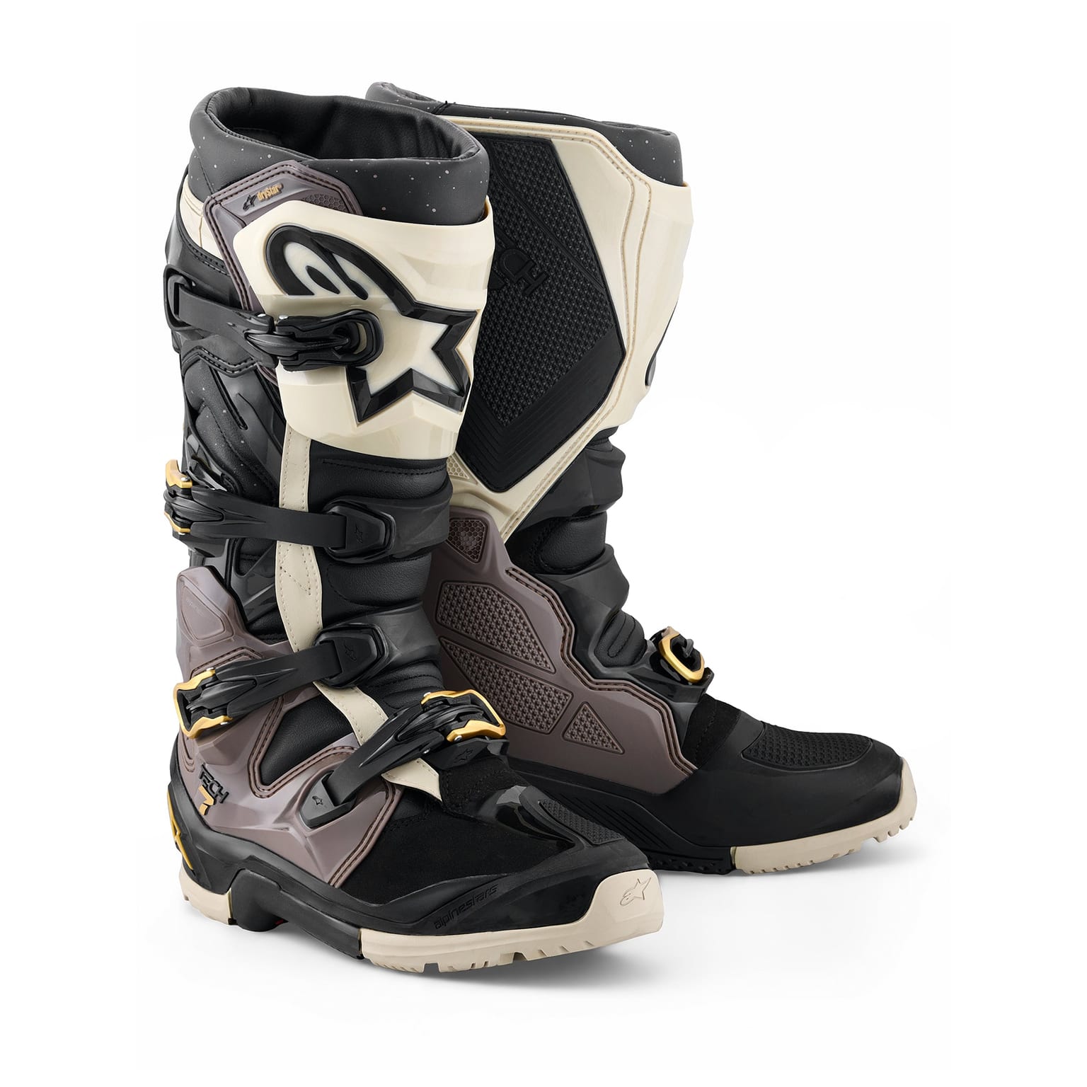 Alpinestars Tech 7 Enduro Drystar - Black Dark Gray Gold - US 11 / EU 45.5 - Image 1