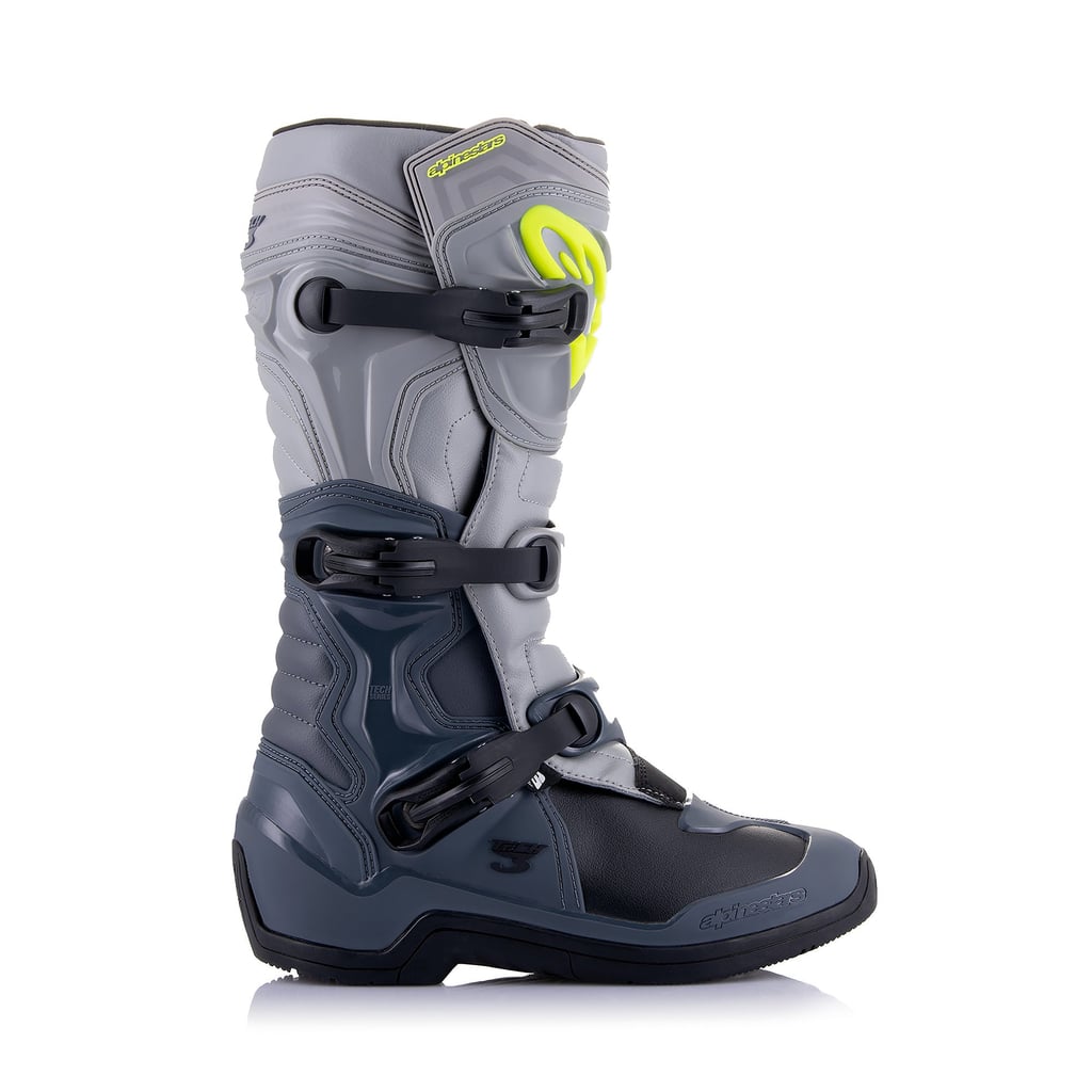 Alpinestars Tech 3 - Dark Gray Light Gray Black Boots