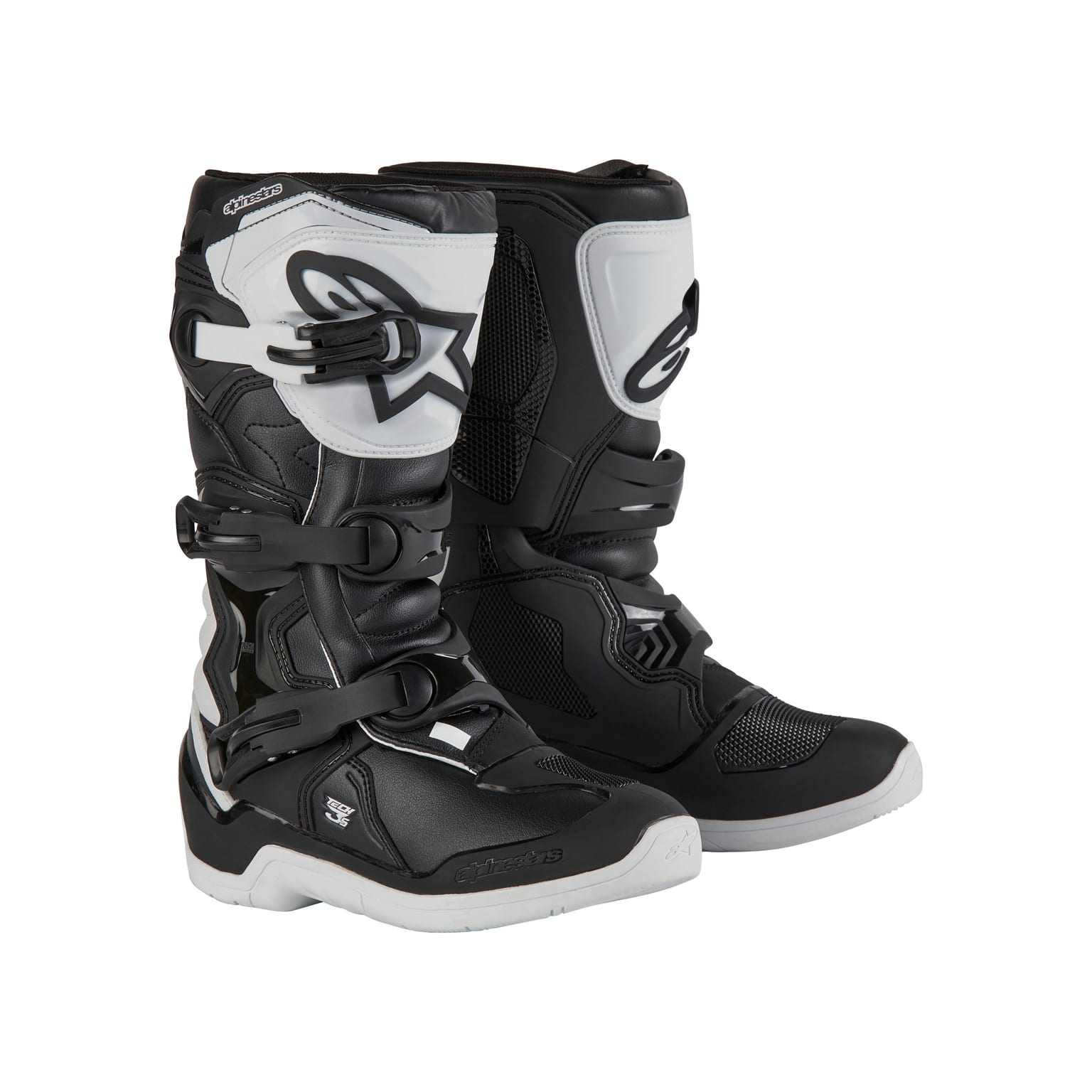 Alpinestars Tech 3S Youth - White Black Boots - Image 1