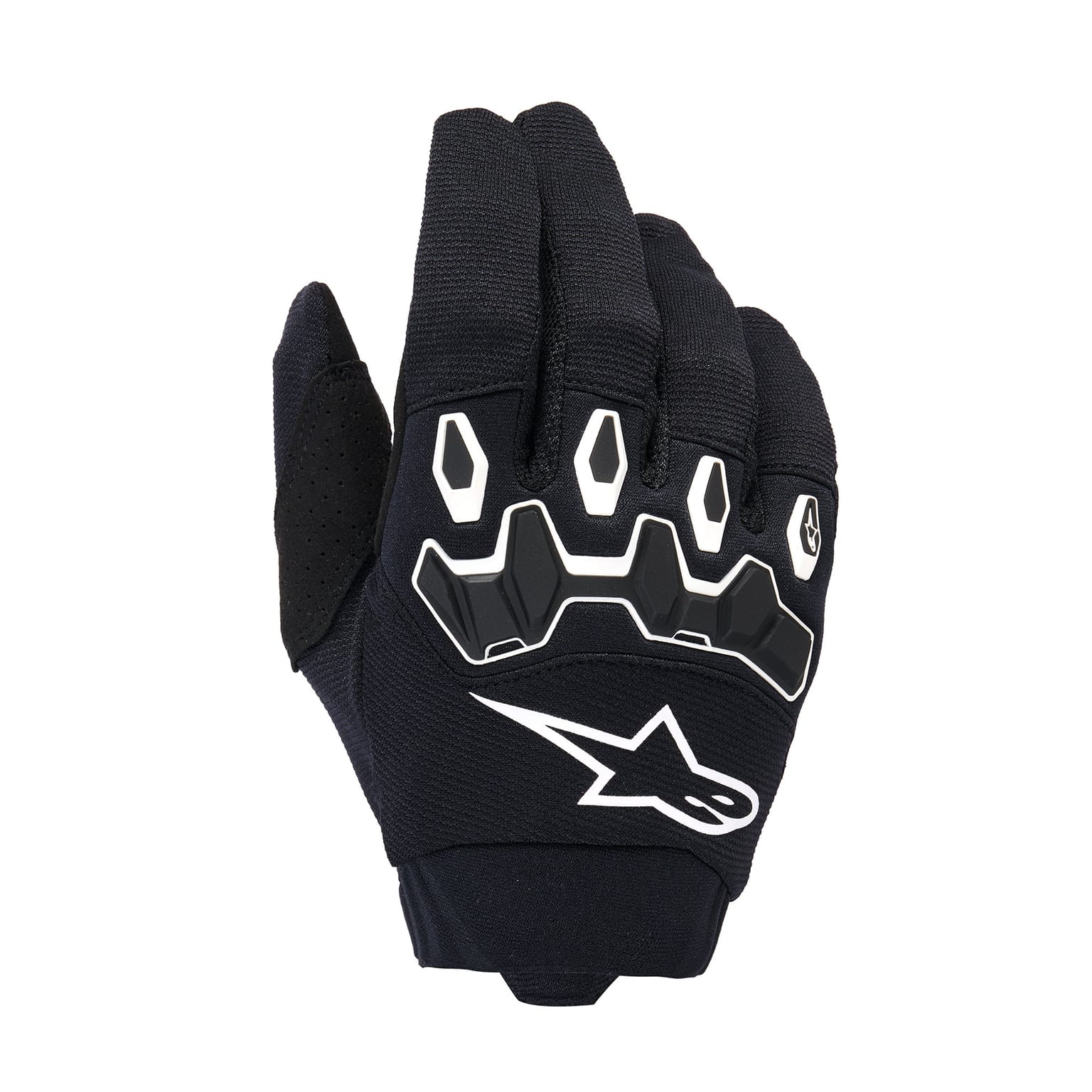 Alpinestars Youth & Kids Full Bore V2 Gloves - Black White - Image 1