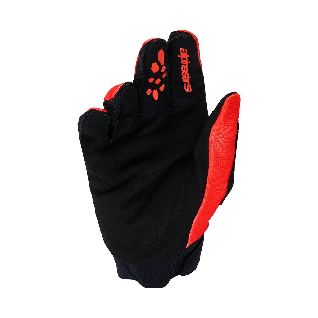 Alpinestars Youth & Kids Full Bore V2 Gloves - Bright Red Black