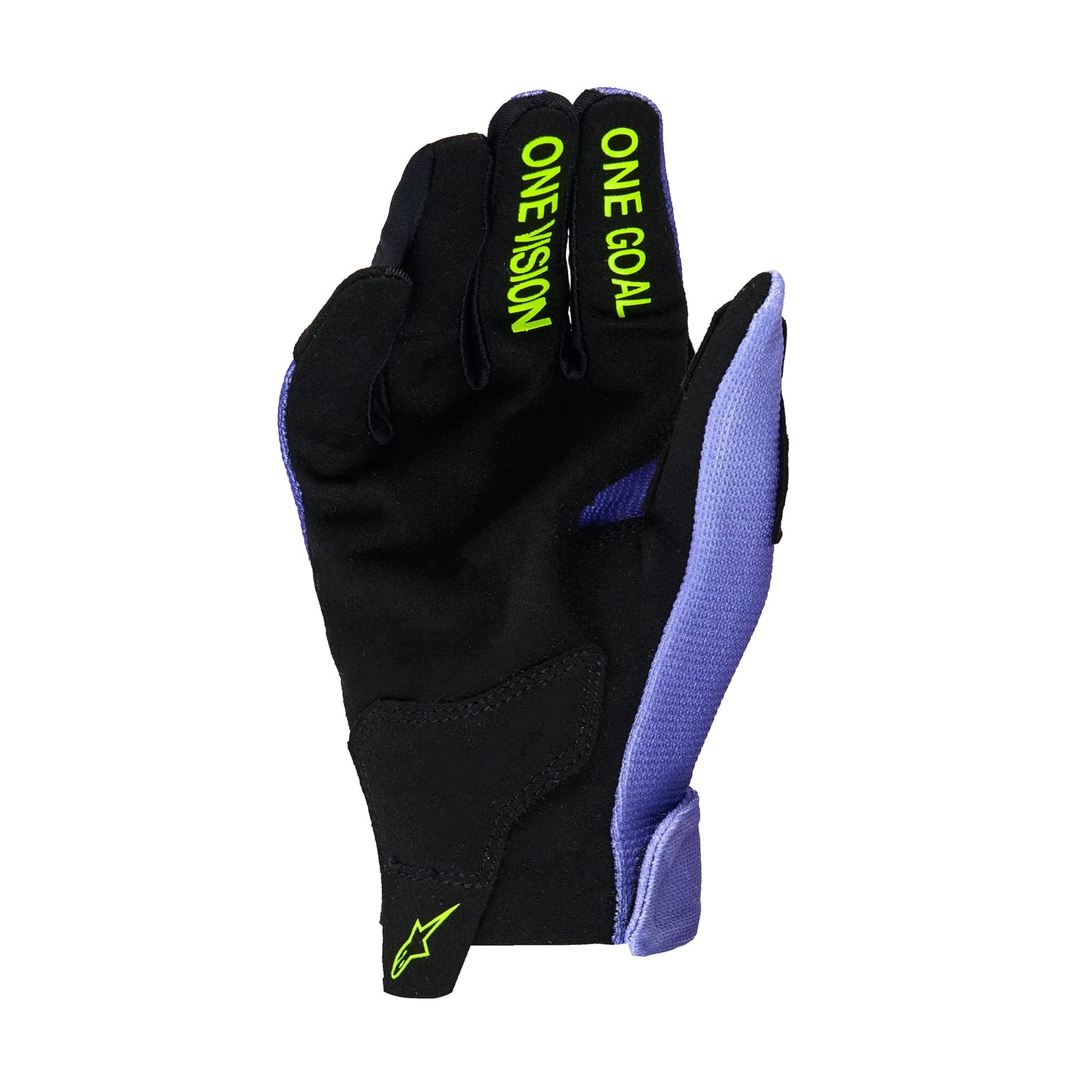 Alpinestars Youth Radar Gloves - Purple Yellow Fluo - Image 2