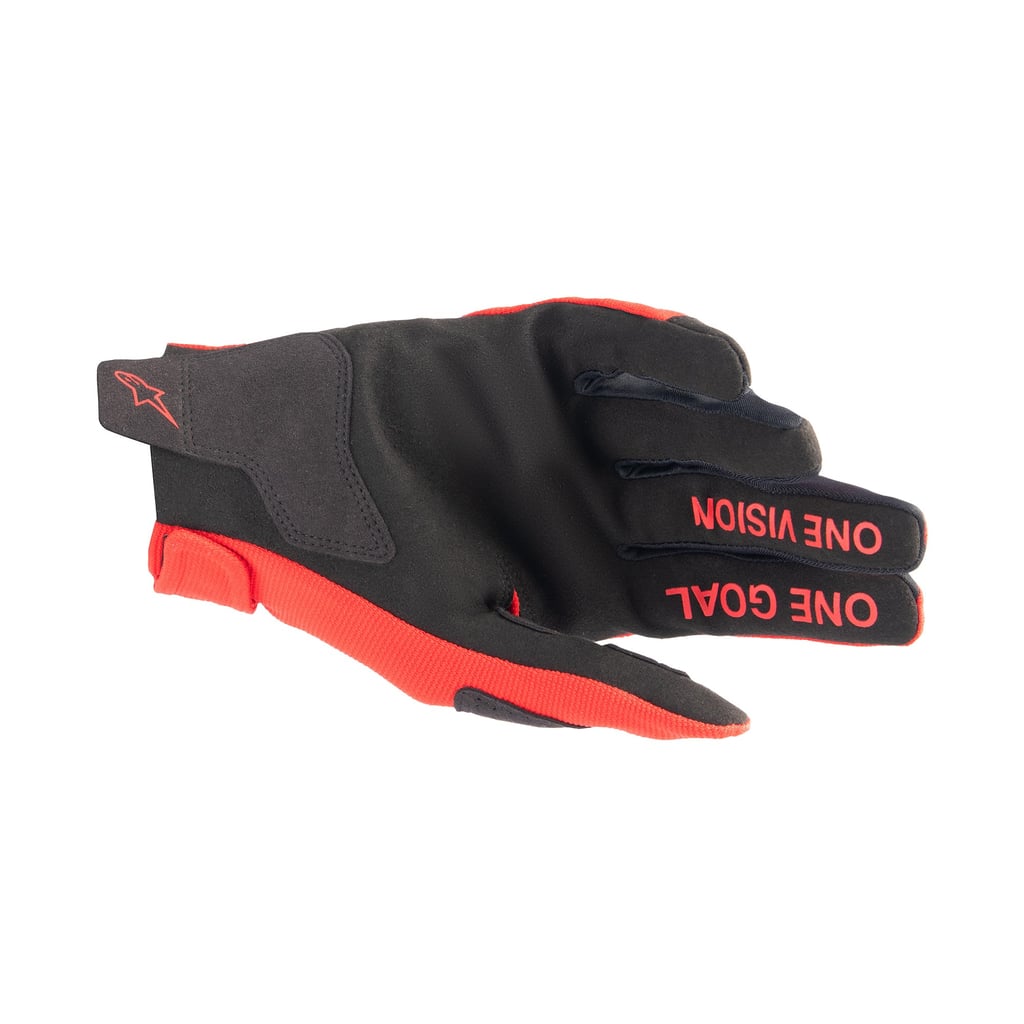 Alpinestars Youth Radar Gloves - Mars Red / Silver