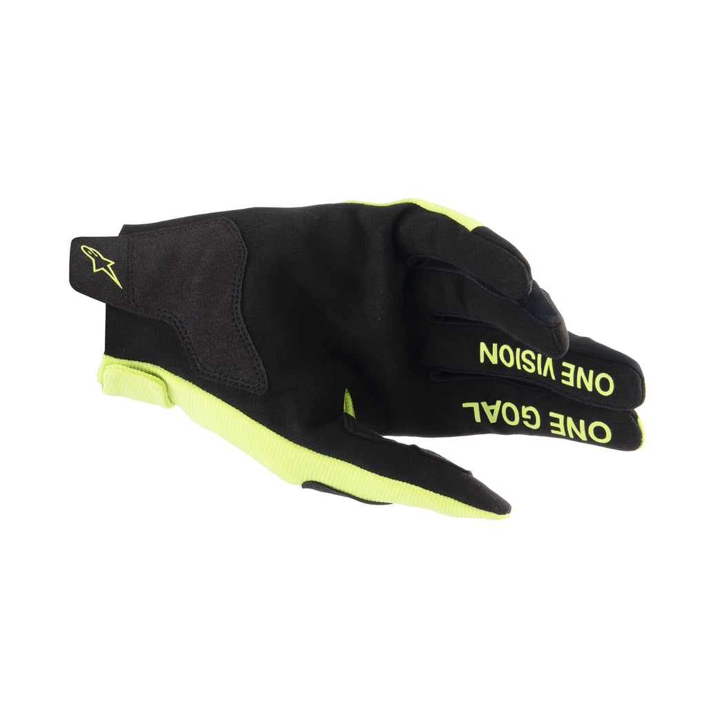 Alpinestars Youth Radar Gloves - Yellow Fluo / Black