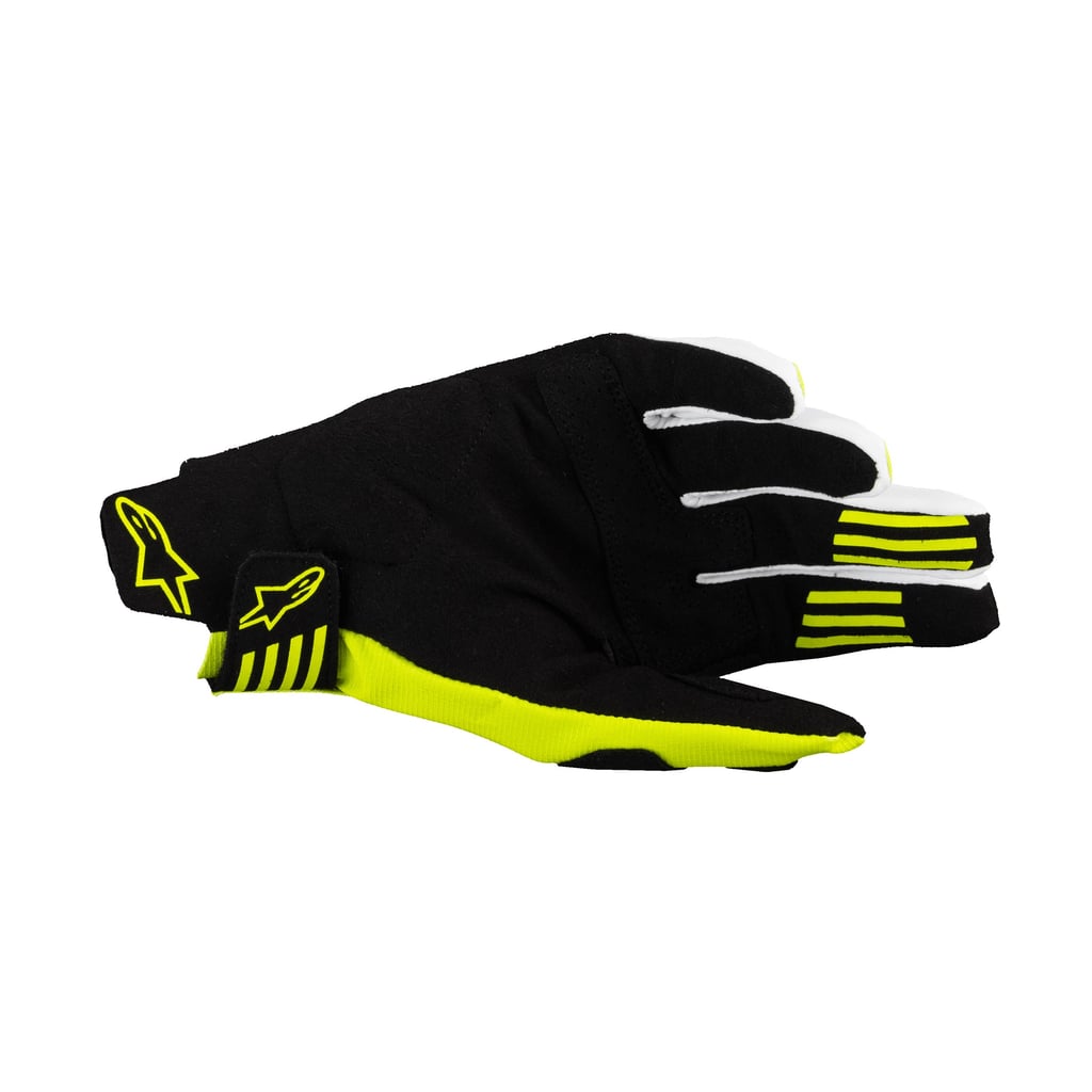 Alpinestars Techstar Gloves - Black / Yellow Fluo