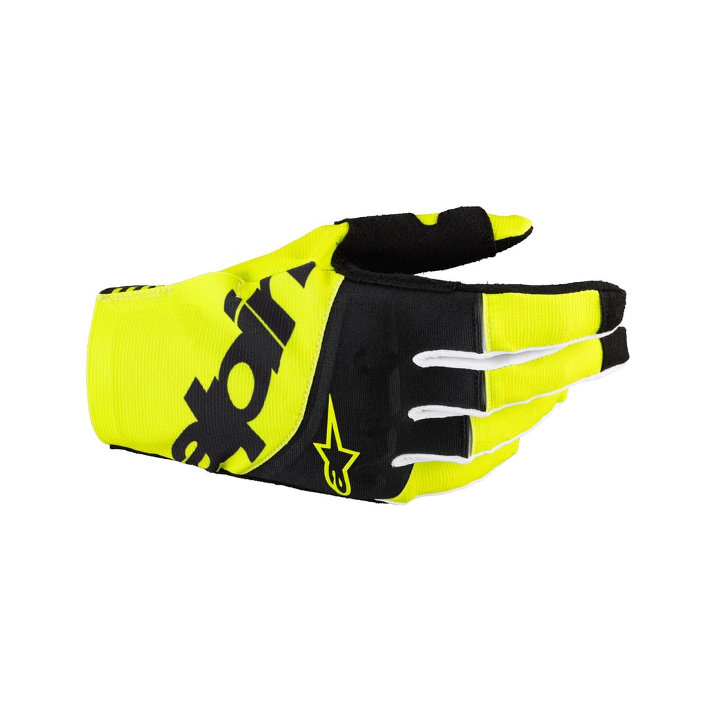 Alpinestars Techstar Gloves - Black / Yellow Fluo