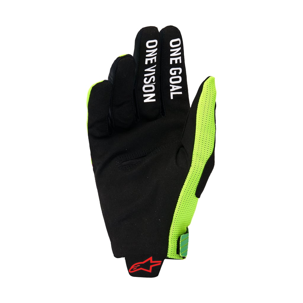 Alpinestars Radar Pro Gloves - Green Yellow Fluo Pink Fluo