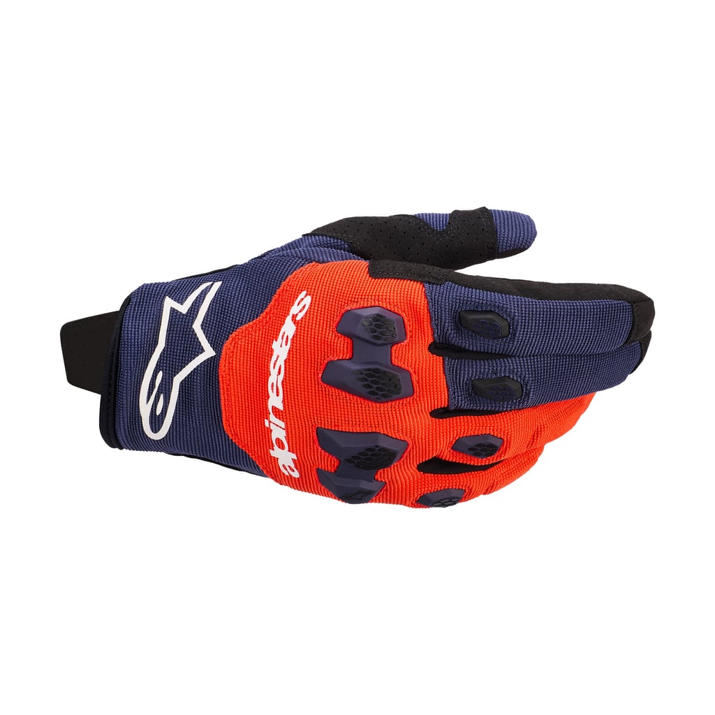 Alpinestars Pro-Dura Gloves - Navy Hot Orange White