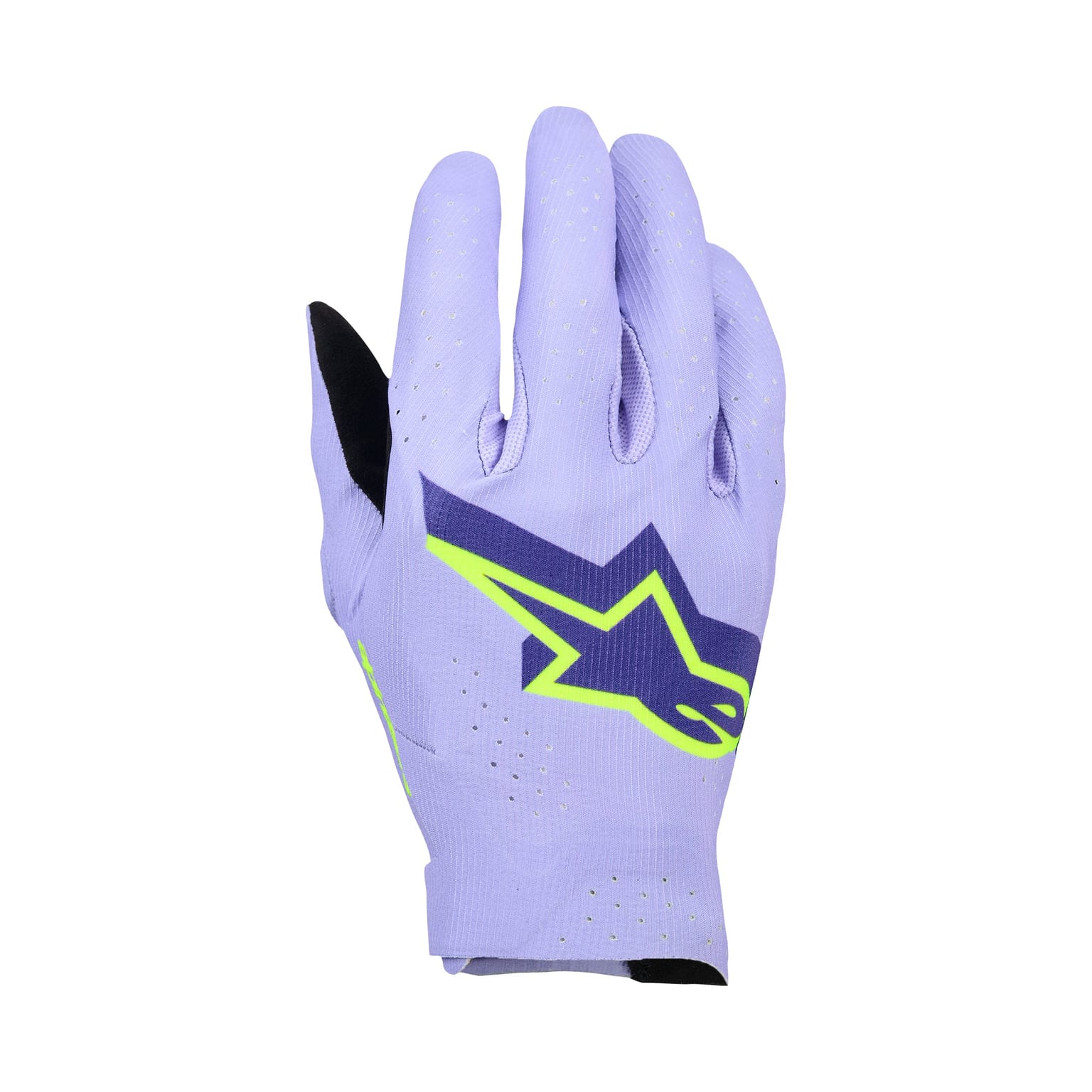 Alpinestars Supertech MX Gloves - Lavender Violet Fluo Yellow - Image 1