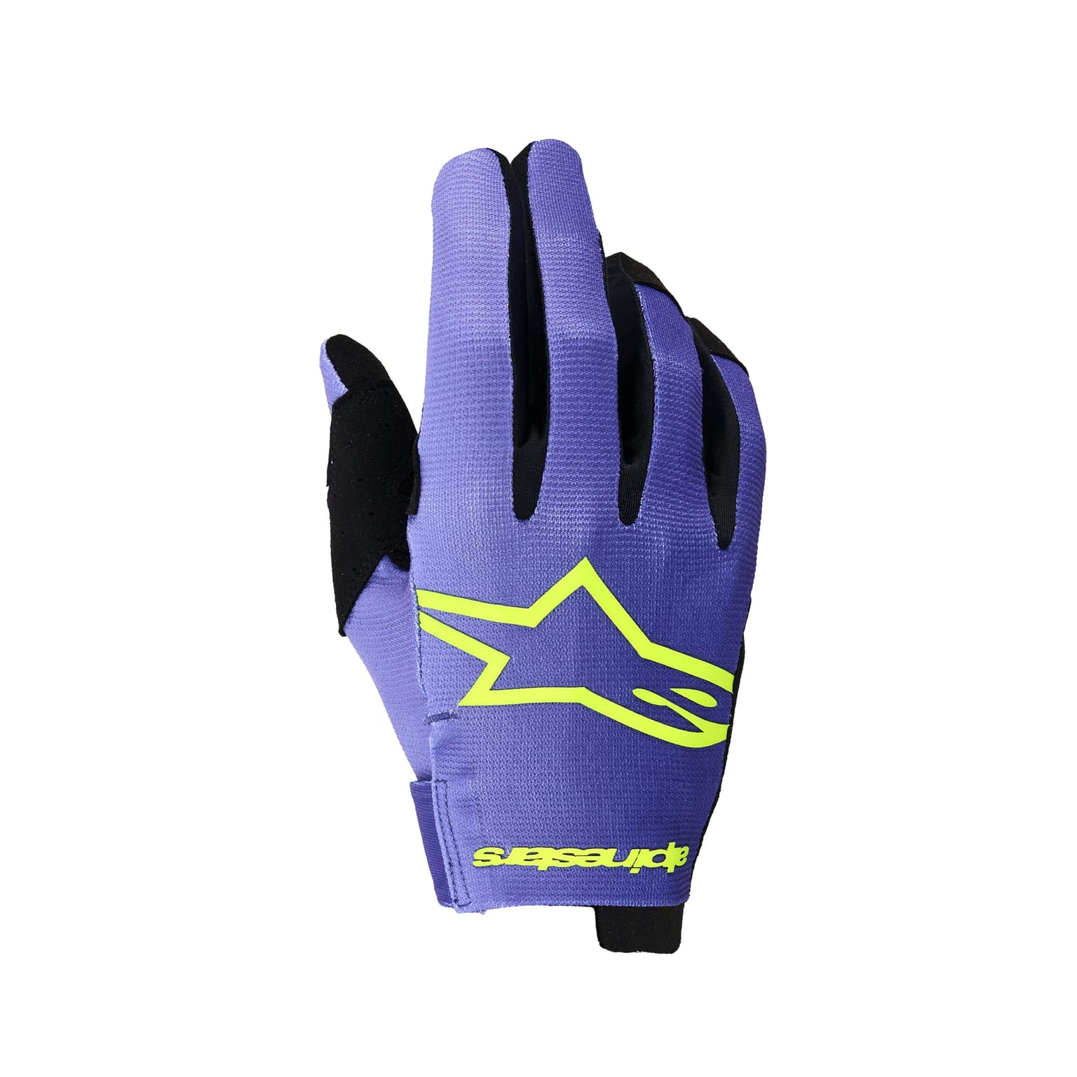 Alpinestars Radar Gloves - Purple Yellow Fluo - Image 1