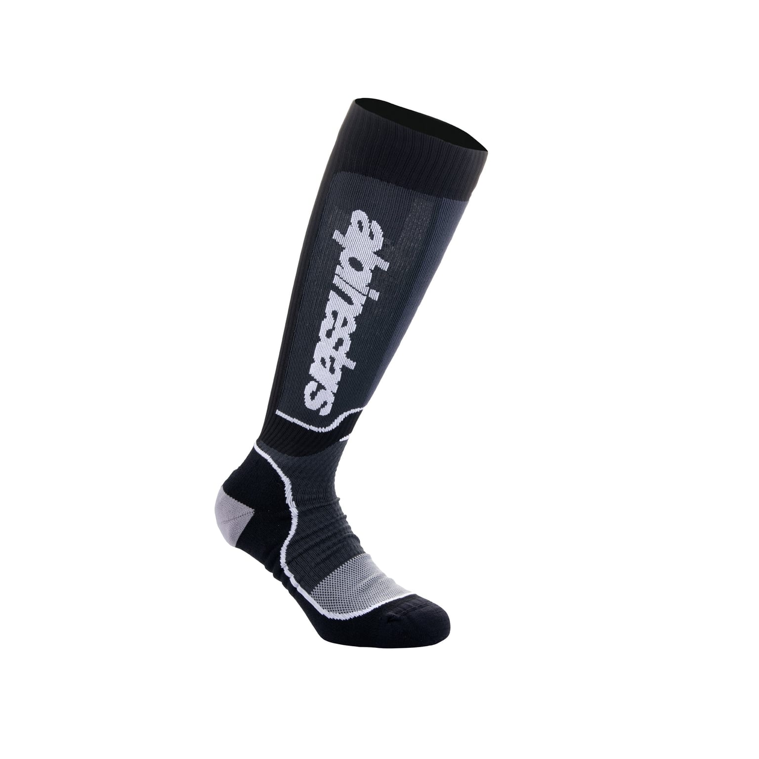 Alpinestars MX Plus Socks - Black/White - Image 1