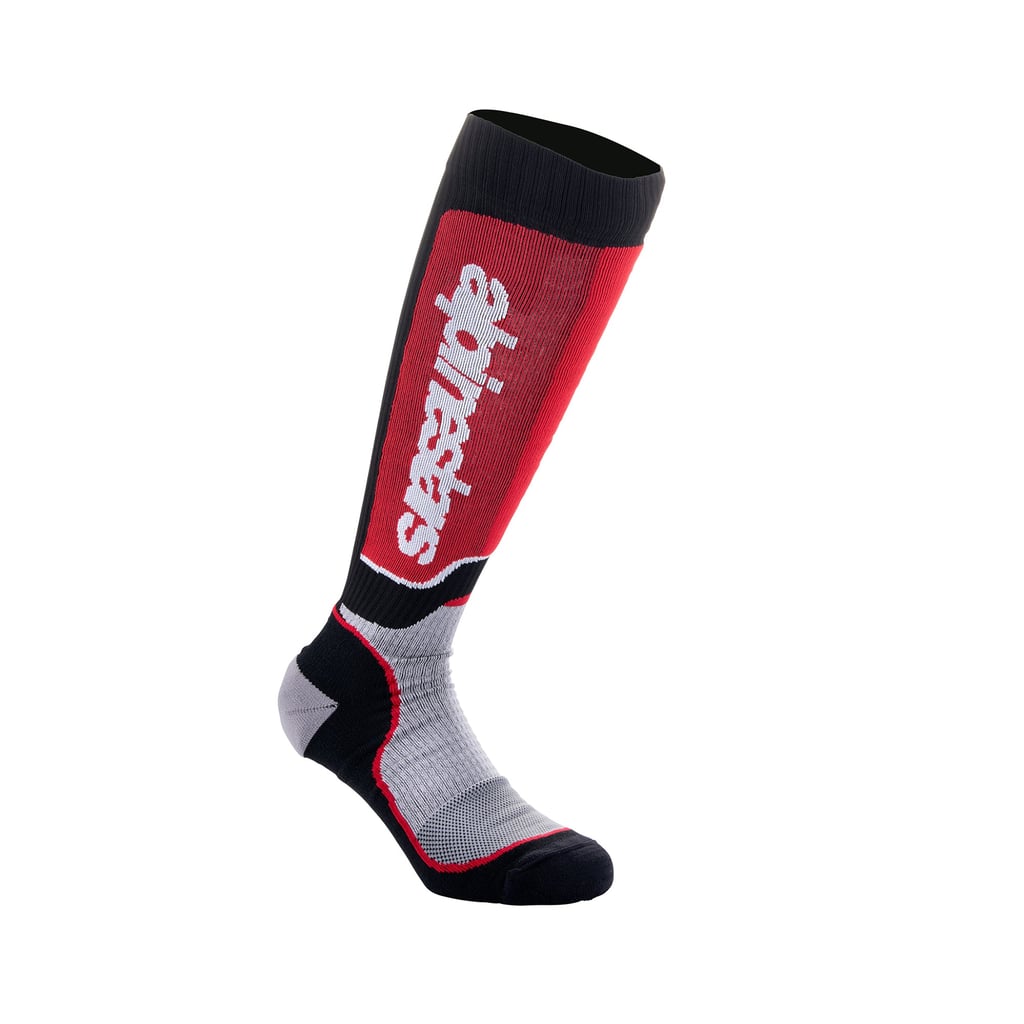 Alpinestars MX Plus Socks - Black/Gray/Red
