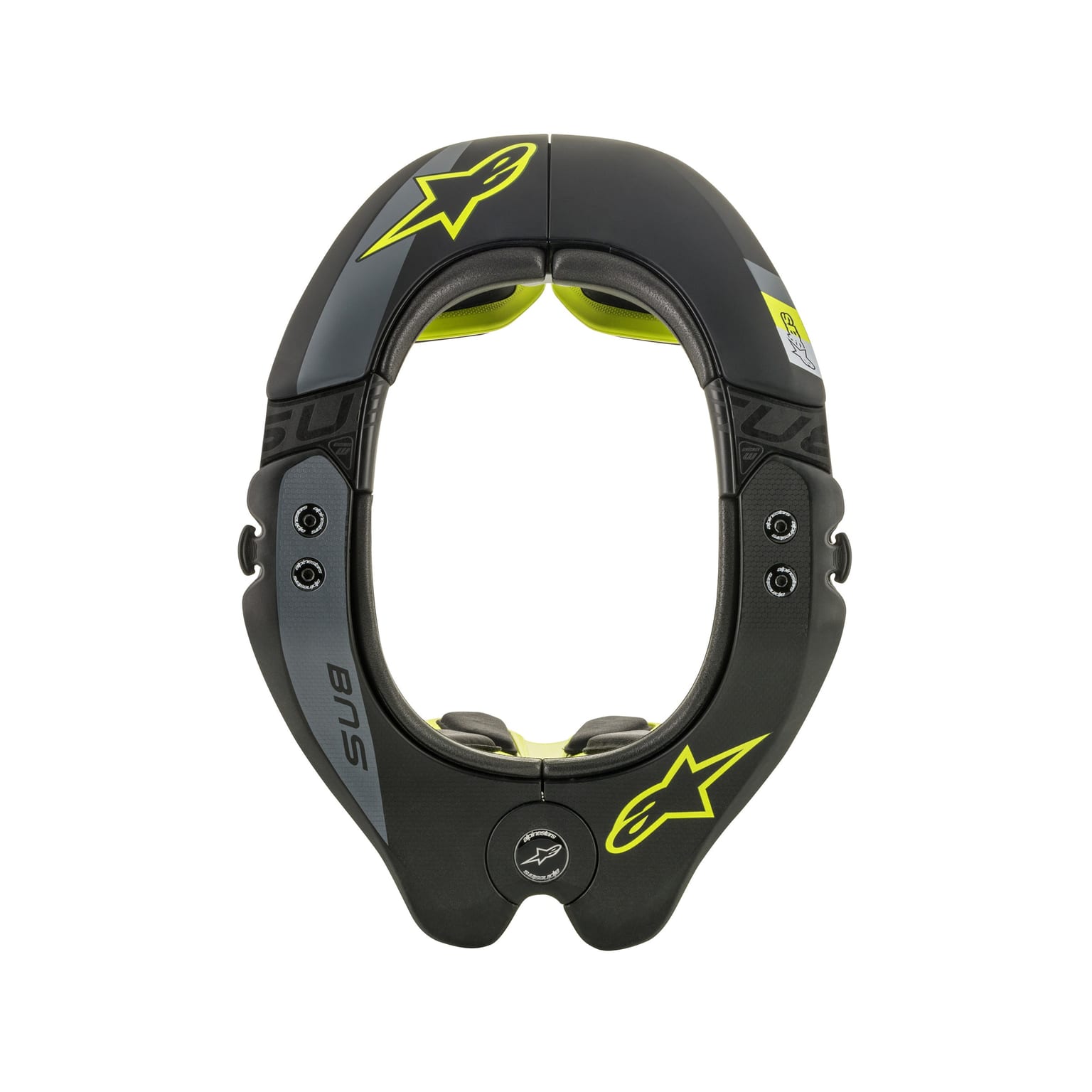 Alpinestars BNS Tech-2 - Black Yellow Fluo - Image 3