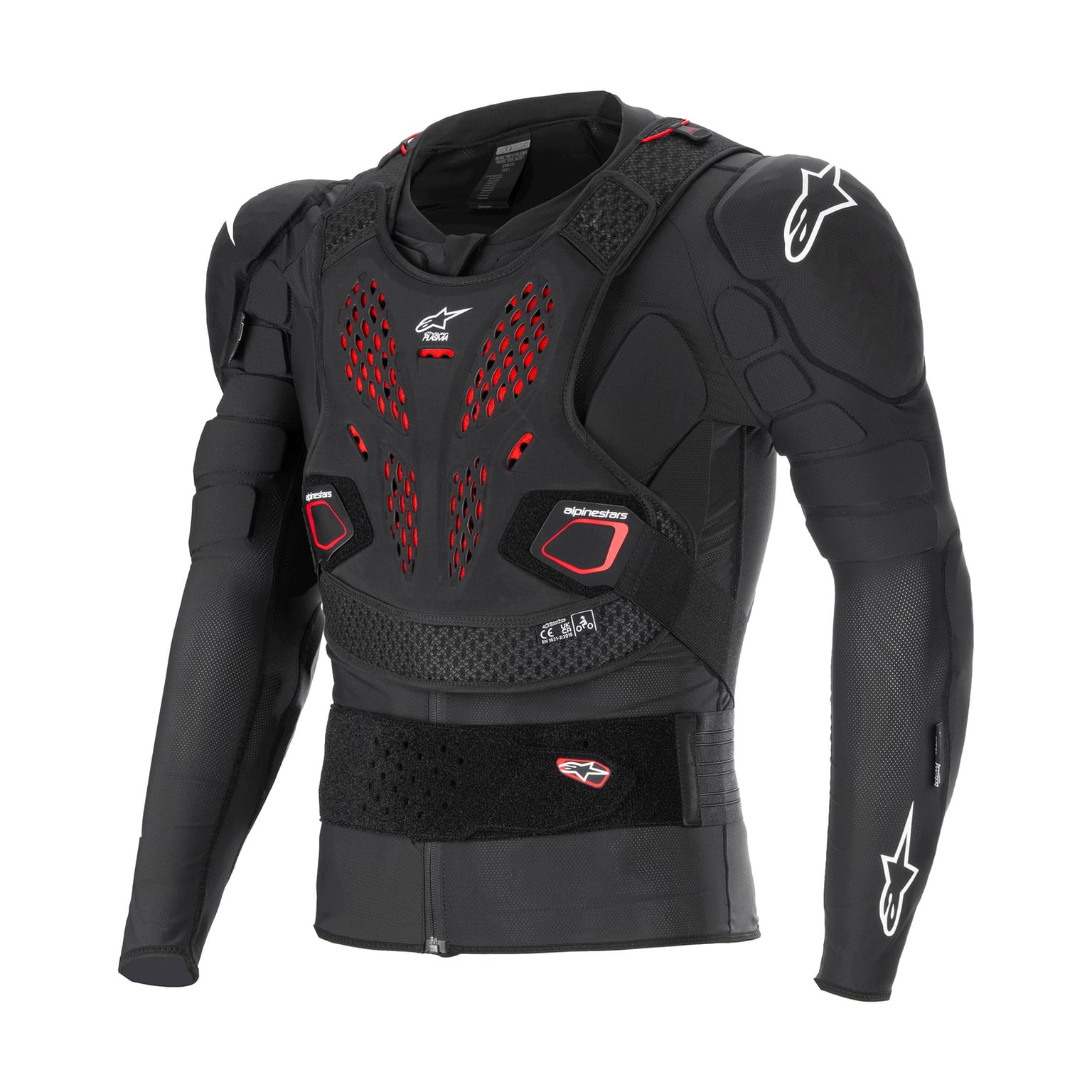 Alpinestars Bionic Pro V3 Plasma Protection Jacket - Black / Red / White - Image 1