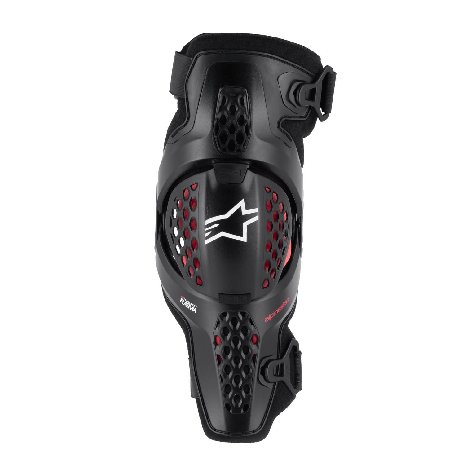 Alpinestars SX-1 Plasma Knee Protector - Black Red Cool Gray - Image 3