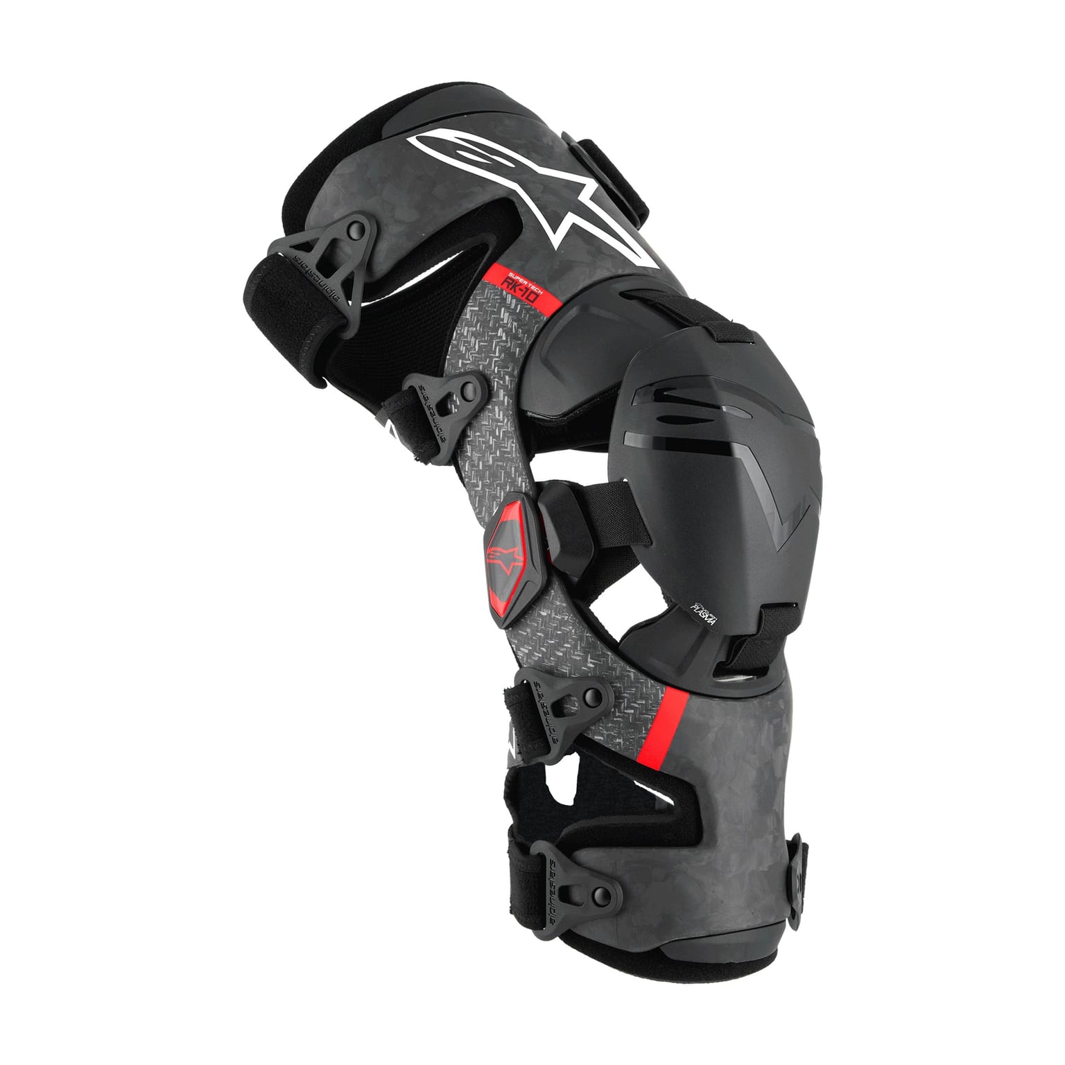 Alpinestars Suptec RK10 Plasma Knee Brace - Black / Red - Image 1